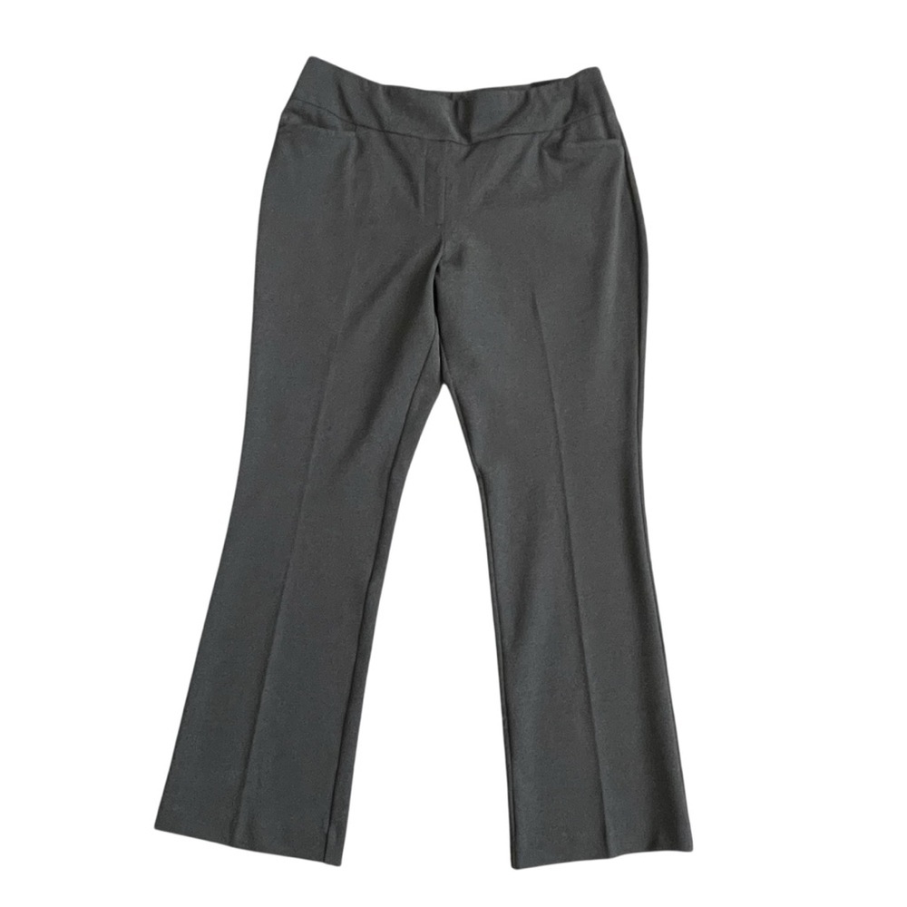 Express Columnist High Rise Bootcut Pants Women’s Size XL Tailored Stretchy Gray